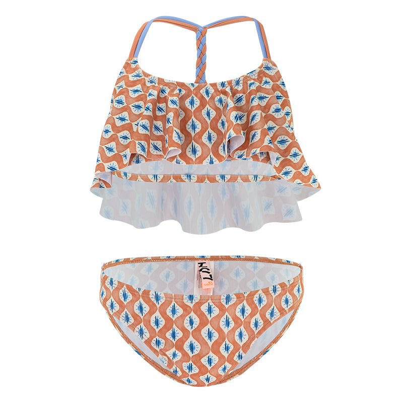 Bikini bambina Volant Caramel