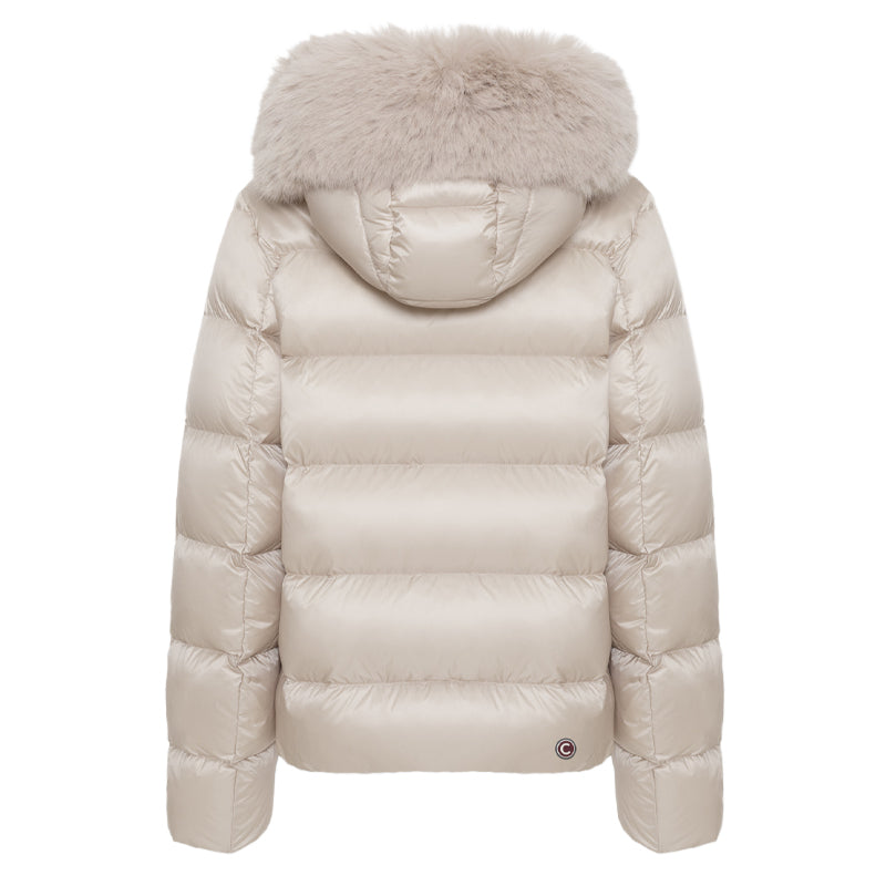 Piumino donna collo alto