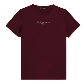 T-Shirt donna stampa dorata