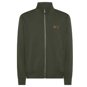 Felpa uomo cotone zip