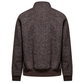 Giacca uomo bomber lana spigato