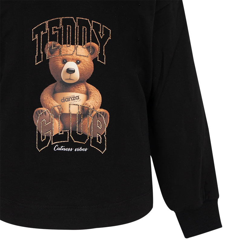 Felpa bambina HDY teddy club
