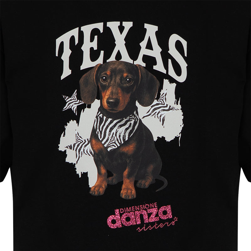 T-Shirt bambina bassotto
