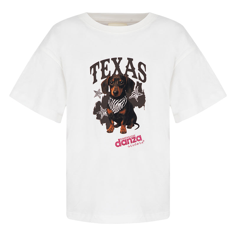 T-Shirt bambina bassotto