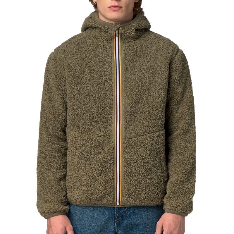 Felpa uomo Sherpa Reversibile