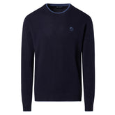 Maglione uomo logo ricamato